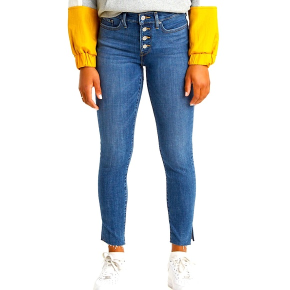 Levi's Denim - Women's Levi's® 311 Exposed Button Shaping Skinny Ankle Jeans Size 27